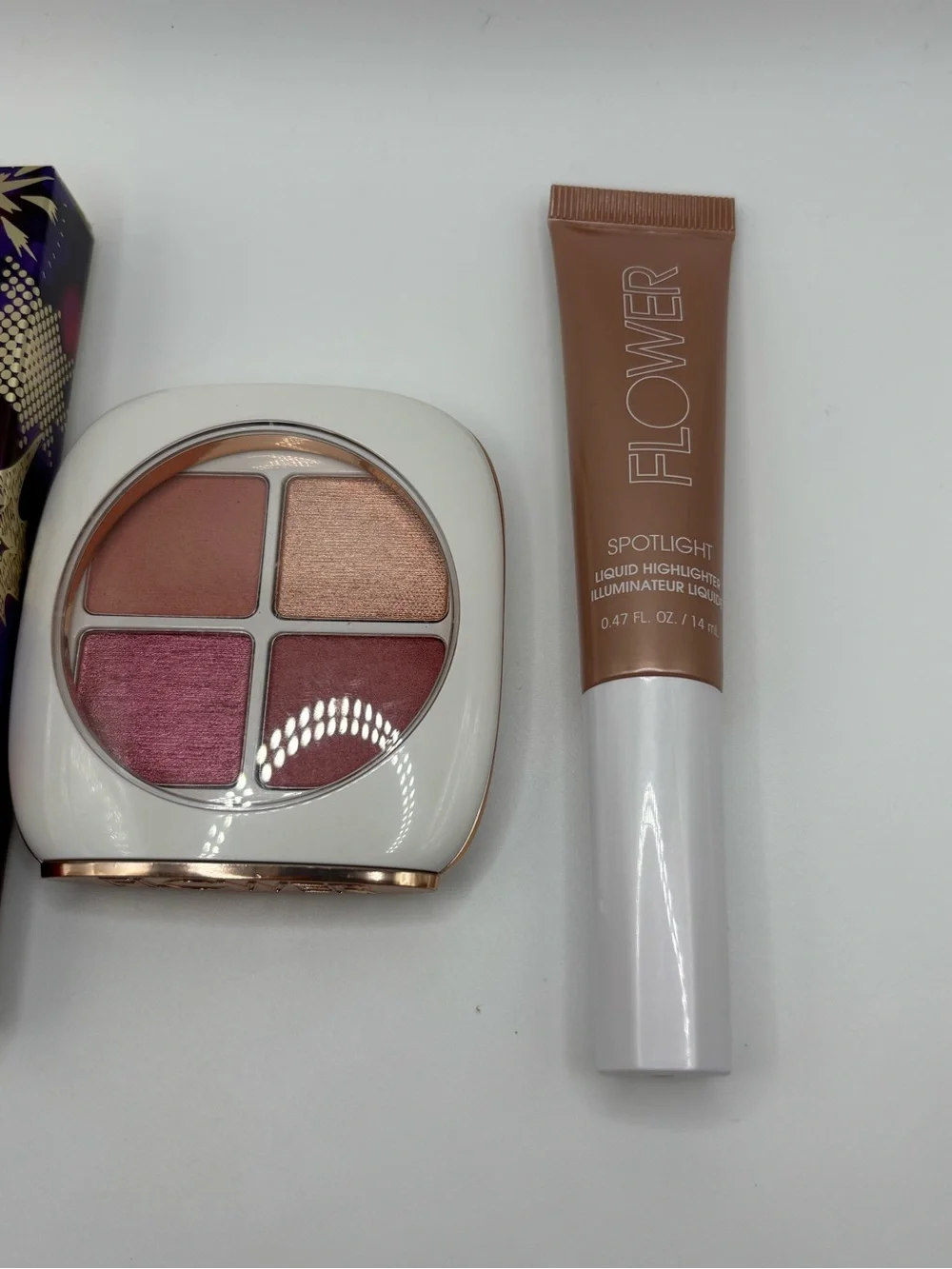 Flower Beauty Blush Highlighter Makeup Bundle 3 Piece New